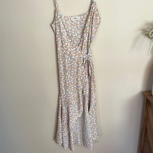 Floral Wrap Dress